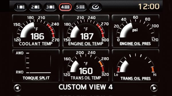 Nissan GT-R Multifunction Display Custom View04